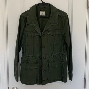Old Navy Military Jacket. Sz LG. Army Green.